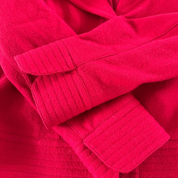 Vintage Pendleton Size 2X Women's Blazer Red 100% Wool Pockets Career Jacket - Picture 7 of 9